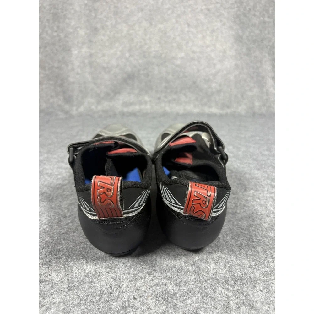 Carnac TRS8X Cycling Shoes 42.5 Silver Black Red Carbon‎ Graphite Sole